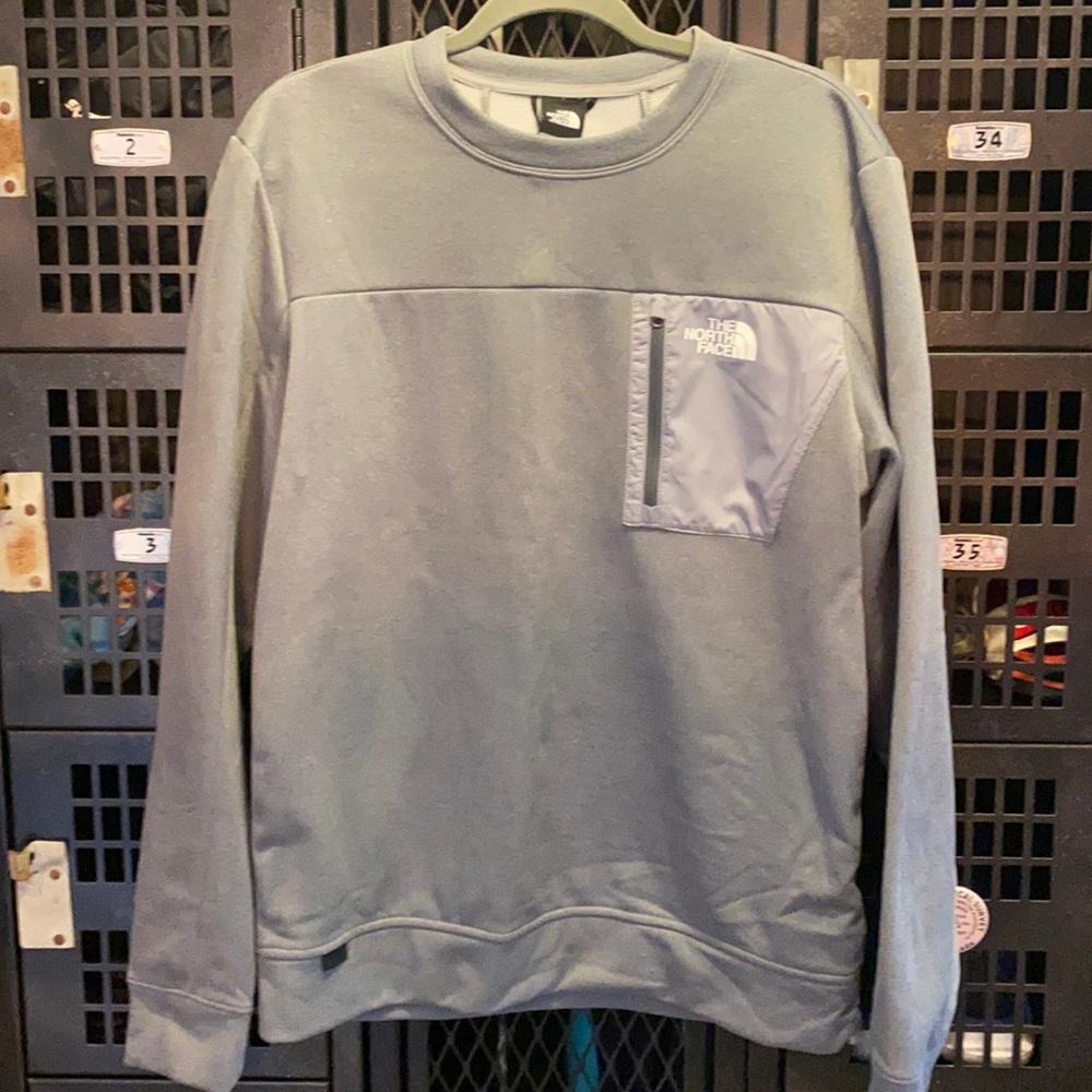 North face fleece crew